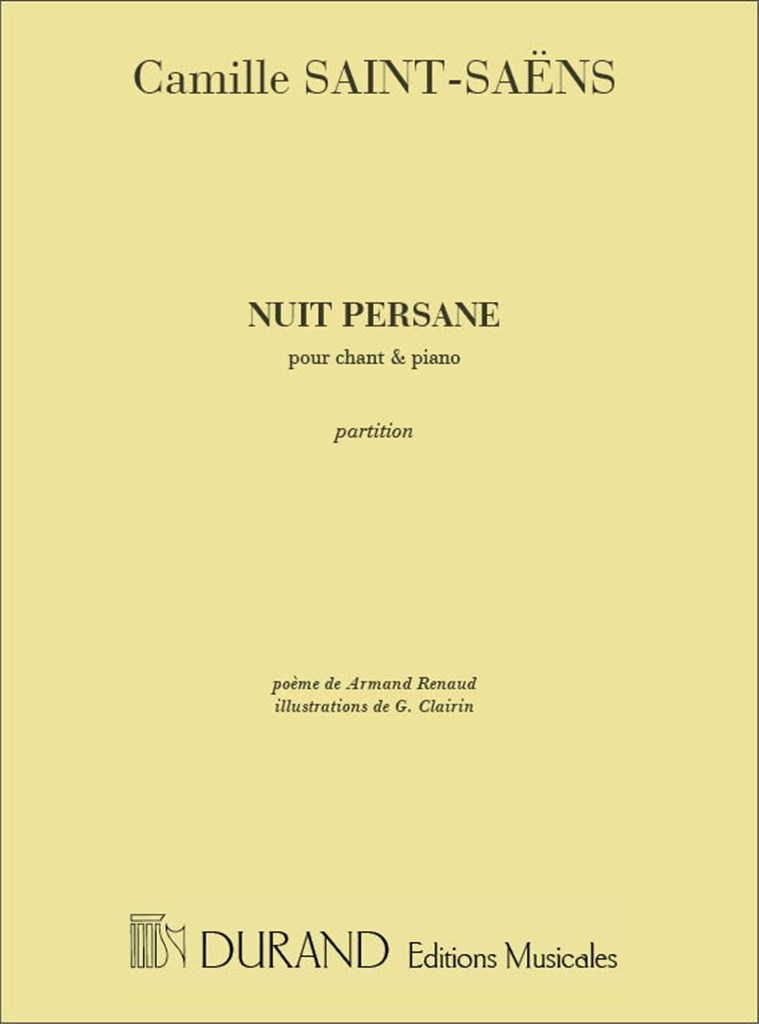Nuit Persane Chant-Piano